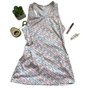 Nike Girls Dri-FIT‎ Tank Top – White/Orange/Black – Size Large